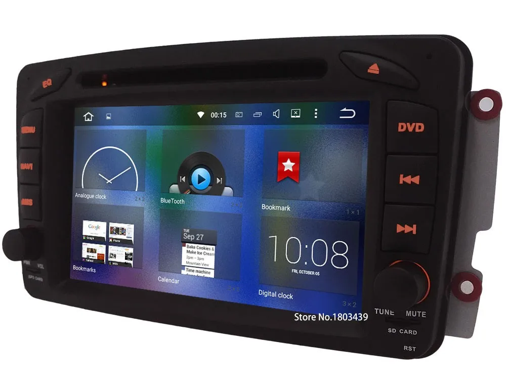 Sale 7" Android 7.1 Car DVD Multimedia player radio Stereo for Benz W203 S203 C180 C200 C220 C230 C240 C270 C280 C300 C320 C350 C32 5
