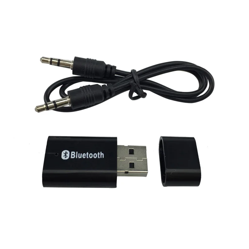 

USB 2.0 Bluetooth Music Receiver Adapter Portable 3.5mm Stereo Audio for iPhone 6 7 8 for iPad Speaker Tablet PC