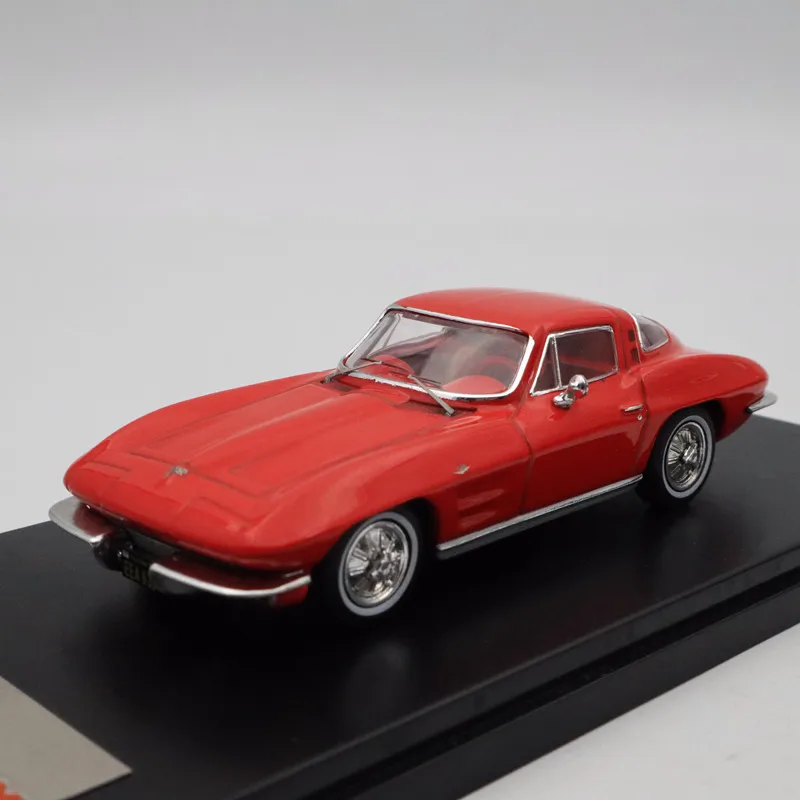 IXO Premium X 1:43 Chevrolet Corvette C2 красный/C4 синий спортивного купе Смола Модели игрушки автомобиля Ограниченная серия коллекции