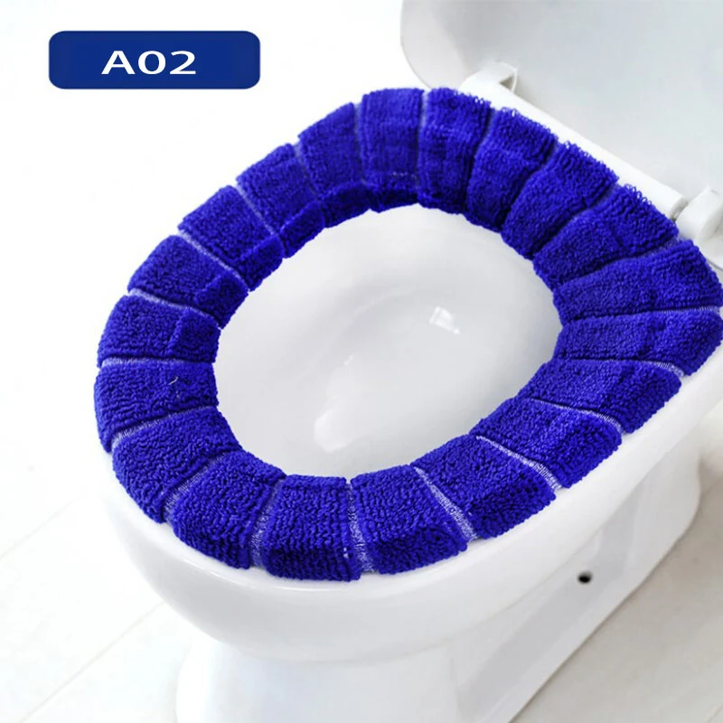 Soft Heated Washable Toilet Seat Mat Set for Home Decor Mat Seat cover