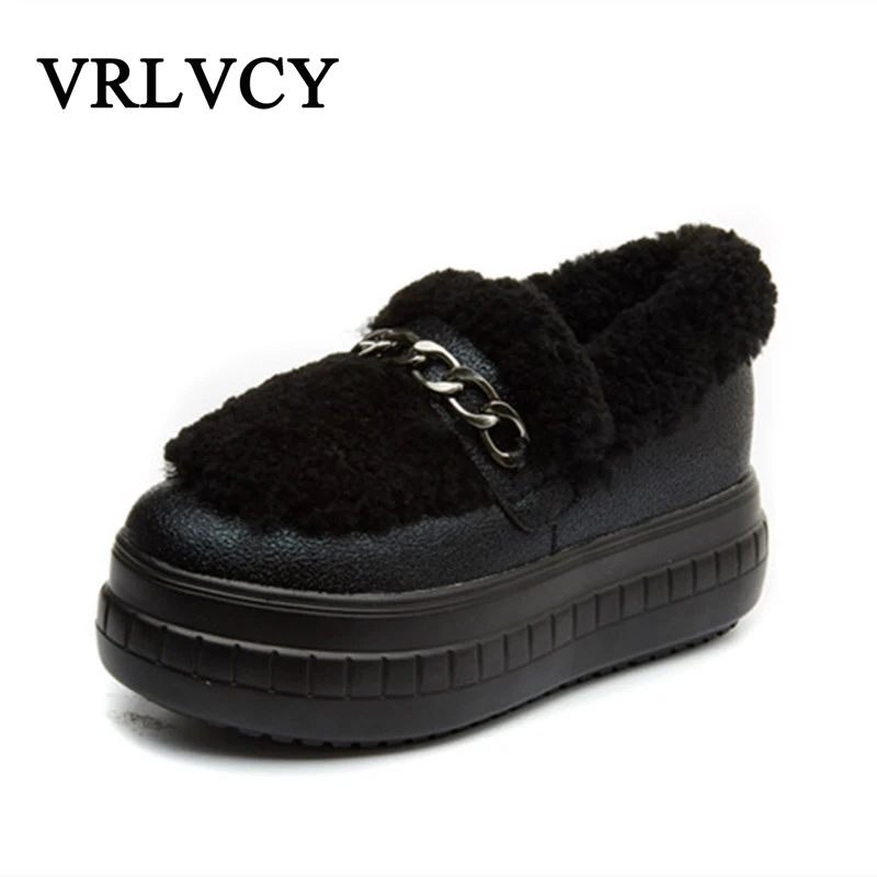 

Women's shoes autumn and winter models 2018 new wild fashion students snow boots women's thick bottom increased boots