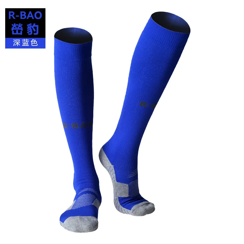 

1 pair 100% Brand New Neon Adult Athletic High Tube Socks Football Soccer Crus Leg Protect High Quality Long Socks 8 Colors