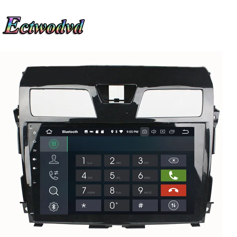 Best Ectwodvd Octa Core 4G RAM 64G ROM Android 9.0 Car Multimedia DVD Player GPS HeadUnit for Nissan Tenna 2013 2014 2015 8