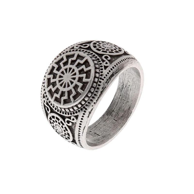 Коллекции в стиле норвежских викингов Rune Helm of Awe Ring Norde Vigisr мужское кольцо