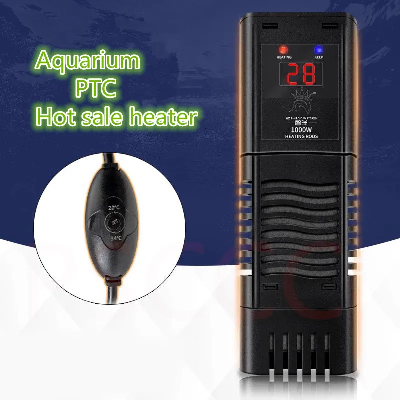 

Automatic Thermostat Temperature Control Tools Mini Aquarium Heater Water Submersible Fish Tank Heating Rod 800/1000/1200W