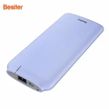 Besiter 5000 мАч мобильный Мощность банка для iPhone 7 Plus ультра-тонкий полимер внешний Батарея Портативный мобильного телефона Зарядное устройство Dual USB