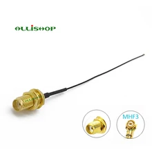 ALLiSHOP IPX IPEX U. FL MHF3 к SMA женский RF Pigtail Соединительный кабель для мини PCI 0,81 мм M2 карты WiFi карты беспроводной маршрутизатор