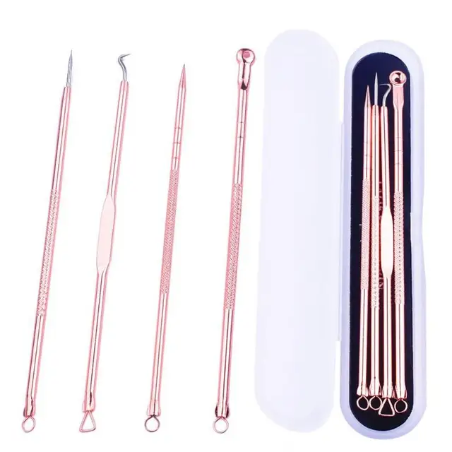 Special Offers 4 pcs Acne Blackhead Removal Needles Pimple Acne Extractor Black Head Pore Cleaner Deep Cleansing Tool Woman Beauty Accessories Special Offers 4 pcs Acne Blackhead Removal Needles Pimple Acne Extractor Black Head Pore Cleaner Deep Cleansing Tool Woman Beauty Accessories