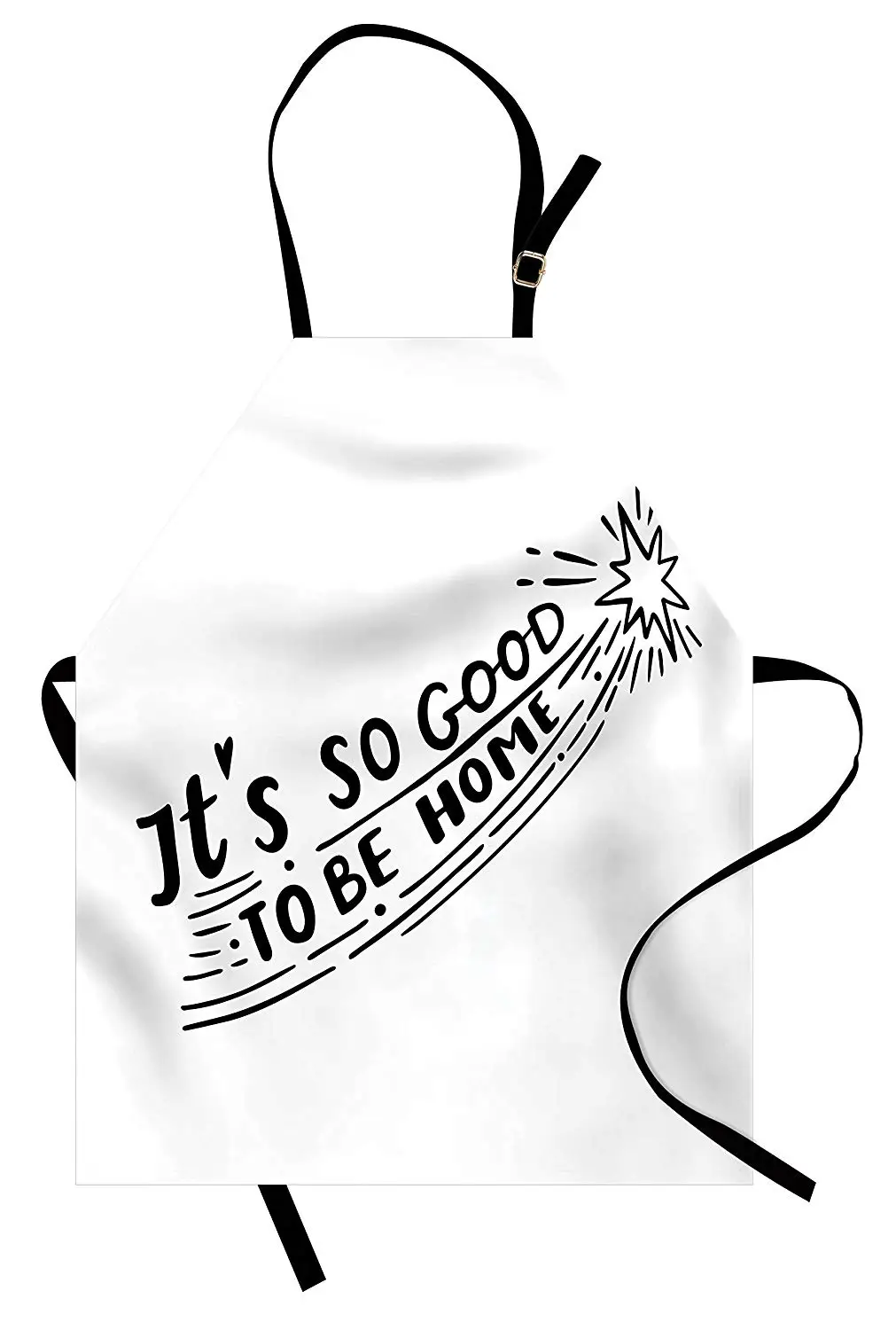 It's Good To Be Home Apron Shooting Stars with Tail Inspired Alignment Hand Written Quote Kitchen Accessories for Cooking Baking | Дом и
