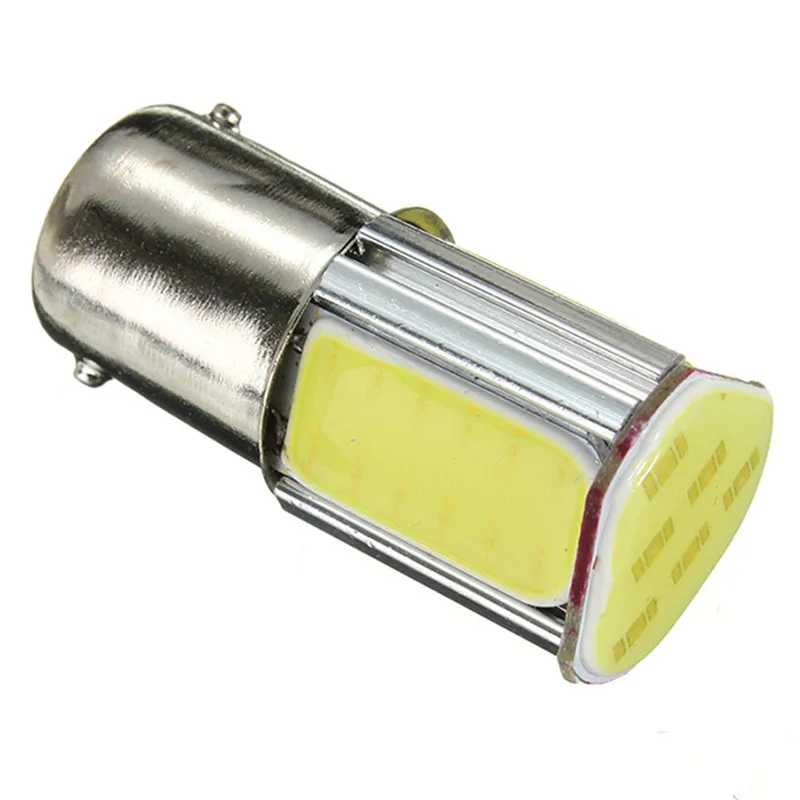 

1Pcs 4 COB LED 1156 Auto Car Light Source Low Power Consumption Yellow 3500K Brand New High Quality Rear Light Bulb Lamp DC 12V