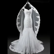 XINGFUYANG Cap Sleeve Lace Mermaid Wedding Dress Inverted Basque Waistline vestido de noiva White Hijab Wedding Dress 2017