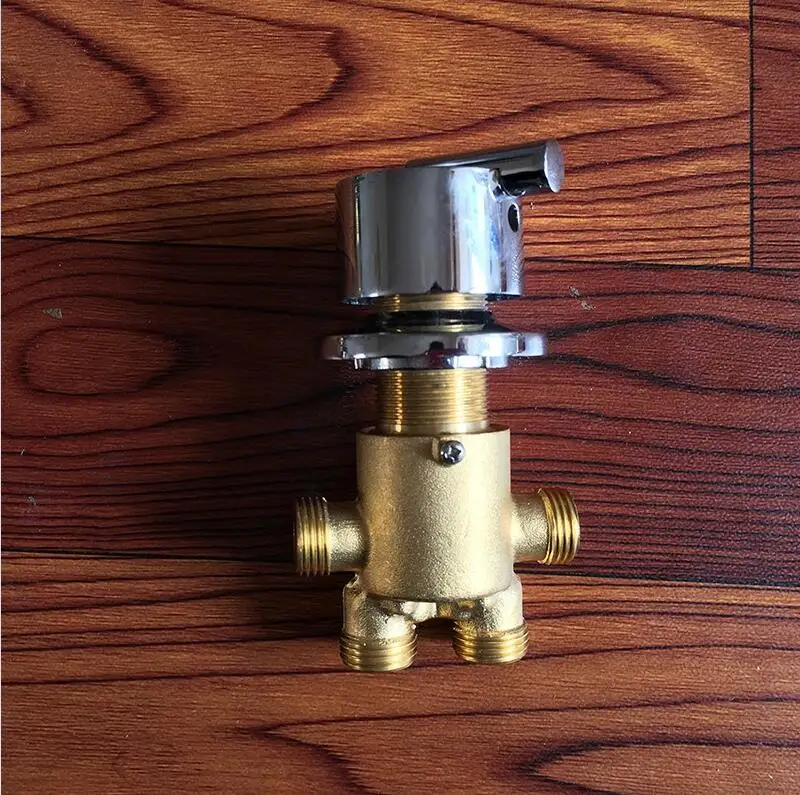 MTTUZK Твердый латунный переключатель клапан для ванной кран смеситель для душа смеситель для ванной кран контрольный клапан Сплит кран с пятью отверстиями Аксессуары