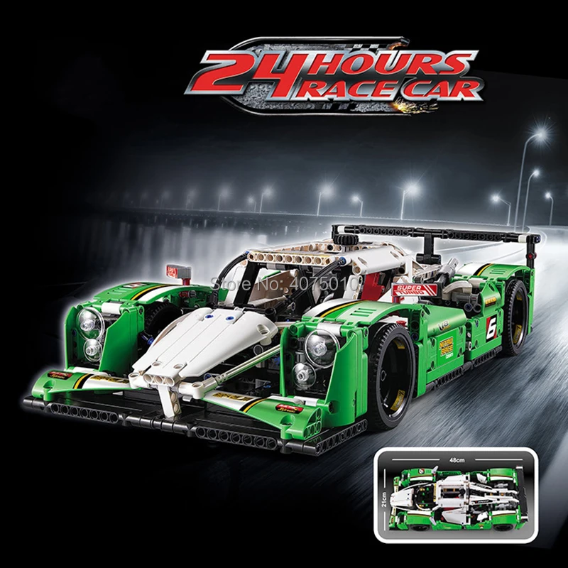 

The 24 hours Race Car Compatible Legoeinglys Technic 2in1 Models 1249pcs Educational Building Blocks Toys For Children Gift