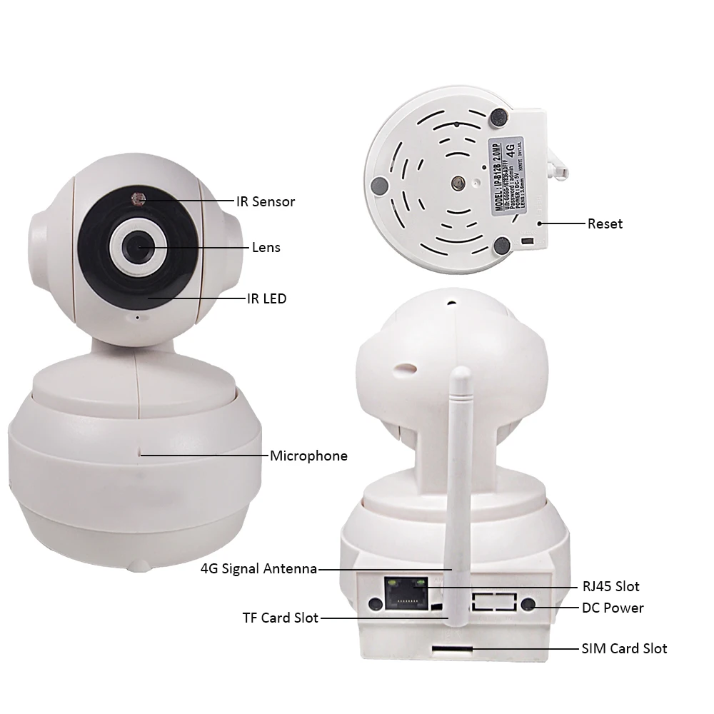 3g 4G GSM SIM карта IP Камера Wi-Fi 1080P HD CCTV Камера Home de seguranca наблюдения для наблюдения за ребенком, Бейби-монитор Батарея 2-полосная аудио PTZ камера