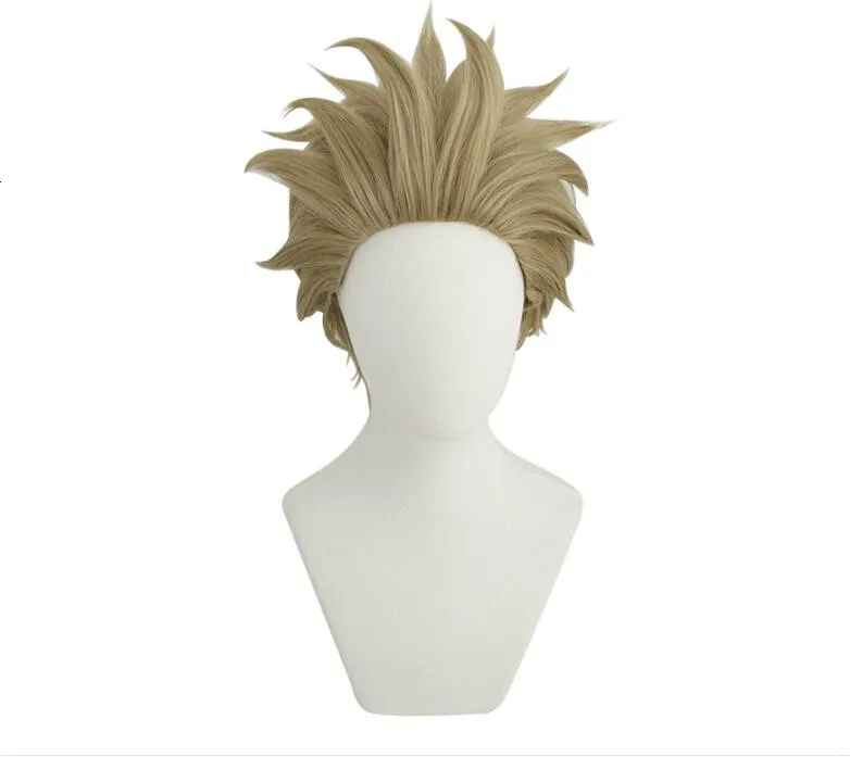 

AniHut Hawks Boku No Hero Academy Anime Cosplay Wig My Hero Academy / Hawks Academy Cosplay Short Hair Brwon Anime Wigs