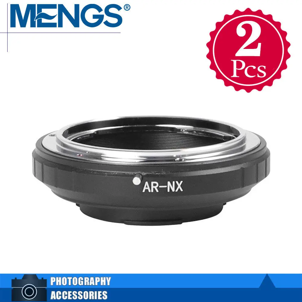MENGS 2Pcs AR NX Lens Mount Adapter Aluminum Alloy+Stainless Steel AR