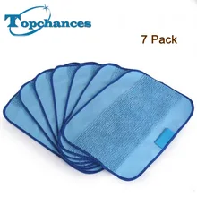 7 шт./партия, новая синяя моющаяся многоразовая микрофибра, моющиеся салфетки для робота-пылесоса iRobot Braava 380 t 320 Mint 5200c 4200, товары для дома