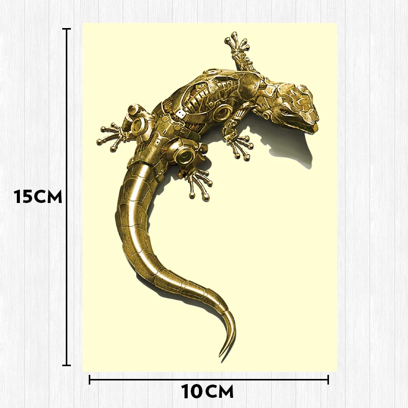 Автостайлинг Aliauto механическая забавная Автомобильная наклейка Gecko