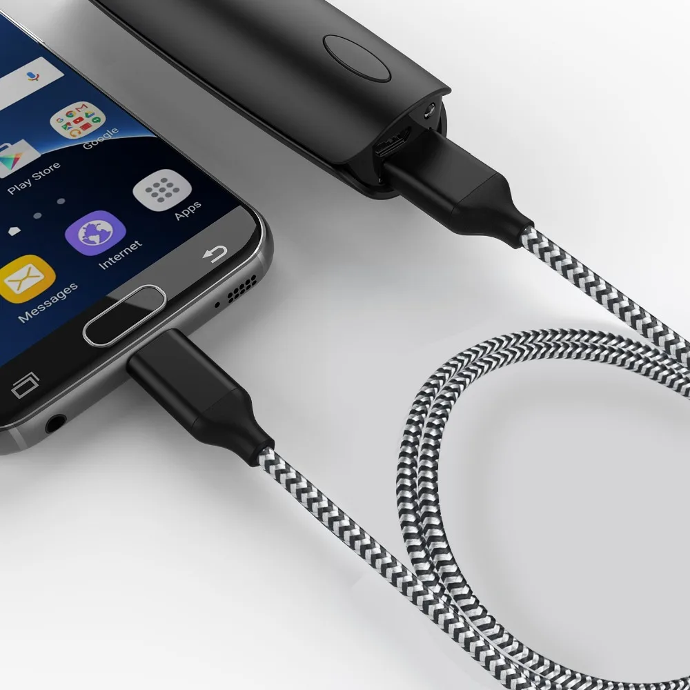 Кабель Micro USB TECKNET 2 А кабель для быстрой зарядки и передачи данных Samsung Xiaomi