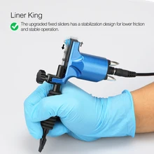 Роторная татуировочная машина Регулируемый пистолет сильный 10 Вт мотор для 8000р/м мощный ход прямой привод 3-4 в татуировка тело и искусство M648