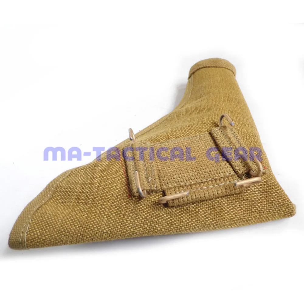 WWI WWII UK BRITISH ARMY 1937 TOOL P37 PISTOL HOLSTER FLAX MATERIAL HEAVY DUTY
