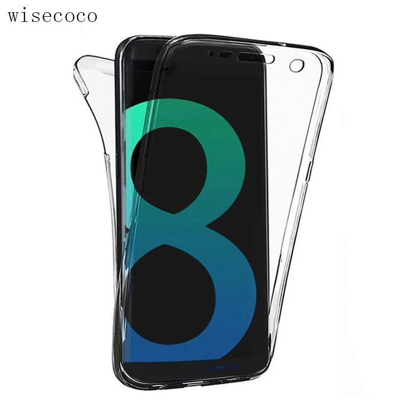 

Phone Silicone Case for Samsung galaxy S6 s6edgeplus S7 edge S8 s9 Plus Note 4 5 8 9 Core Grand Prime 360 Soft full Clear Cover