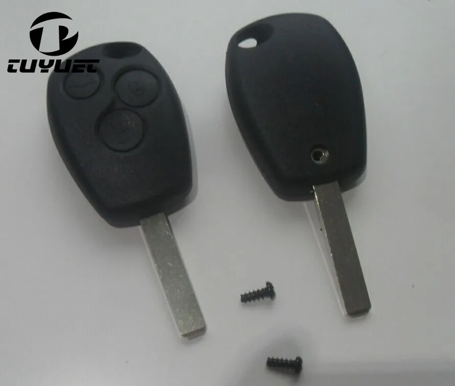 Uncut Blade Replacement Key Case for Renault Scenic Clio Modus Laguna Megane 3 Button Remote Key Fob Shell