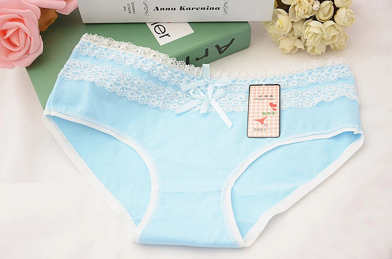 Rayon Solid Color Seamless Ladies Underwear Midrise Large Women