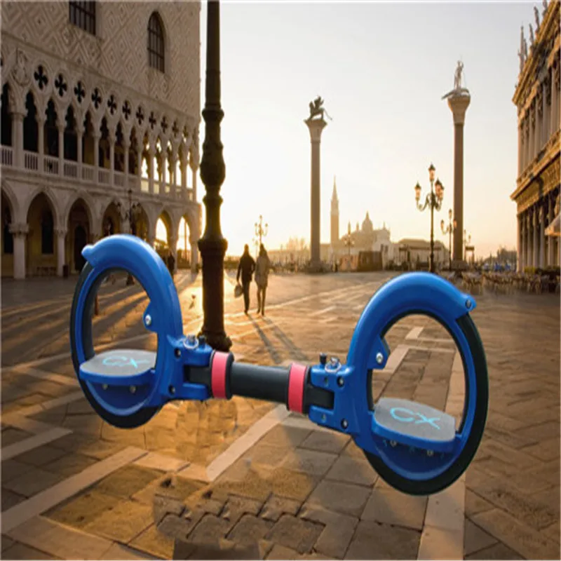 

Skate Cycle X8 Scooter Freestyle Stunt Skate Rollers Adult Double Roller Stakes 2Wheels Balancing Kickboard CX yoya stro