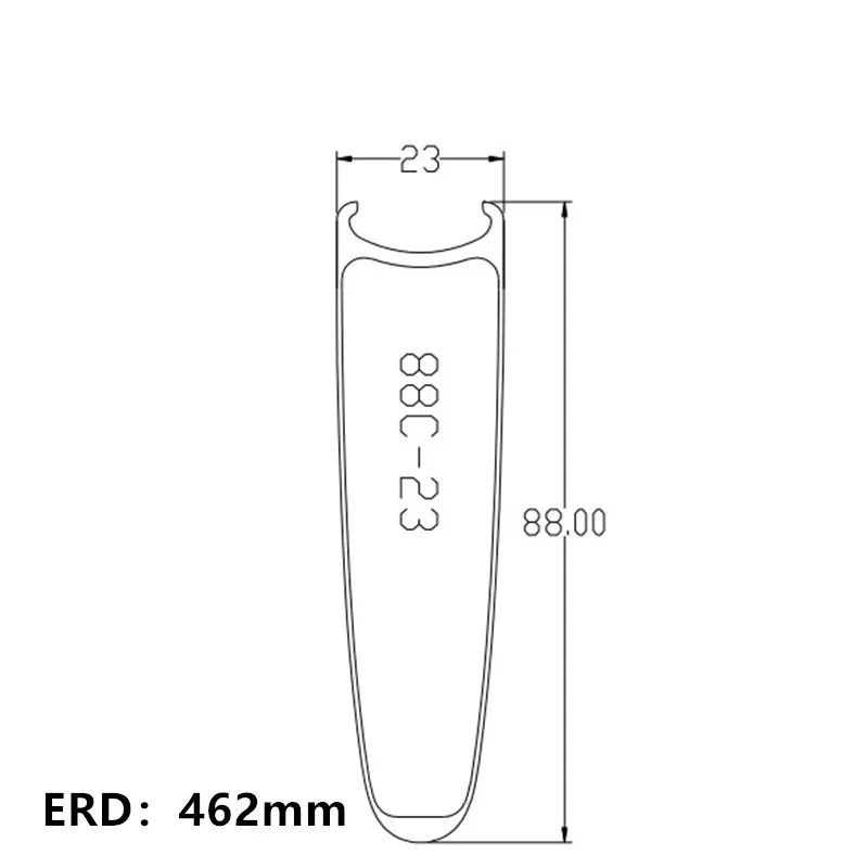 Дорожный карбоновый обод 700c велосипедные диски клинчерная покрышка из углеродного волокна обод дорожного велосипеда 88x23 мм обода для велосипедных колес 20/24 18/21