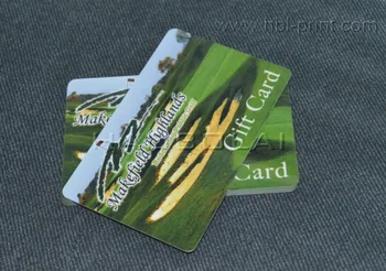 

Hico magnetic strip gift card Full Color Custom Membership Card laminated coated overlay