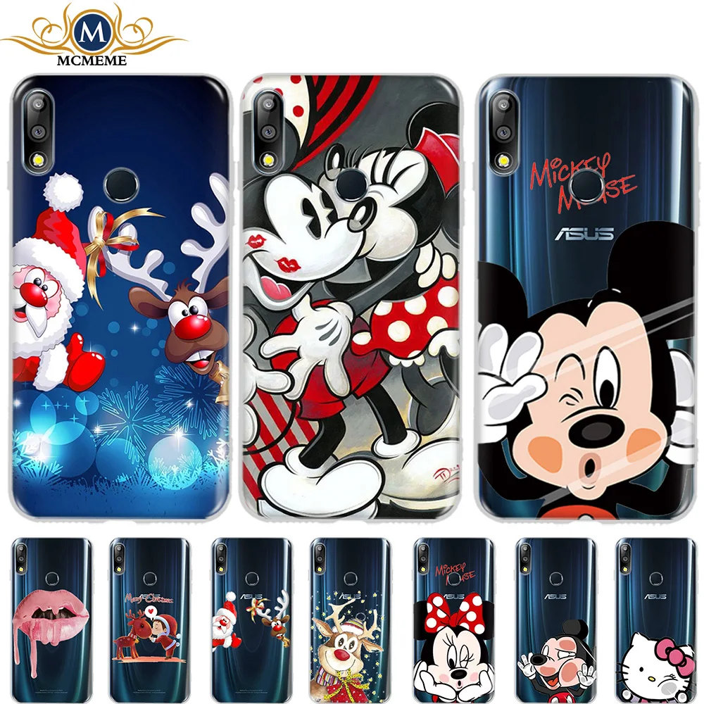 

Cover For Cases Asus Zenfone Max Pro M2 ZB631KL Case 6.26 ZB633KL Christmas Pattern Silicone Soft TPU Phone Cover Case Fundas