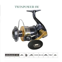 SHIMANO катушка для спиннинга twin SW лески колеса Шестерни ratio6.2: 1 Bearing10+ 1BB мажоров Рыбалка Шестерни 5000/8000/10000/14000