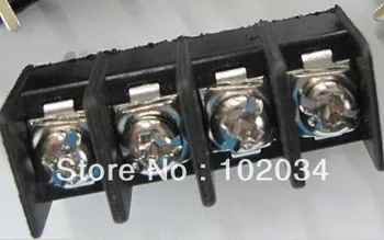 

100PCS KF7.62-4P Black KF7.62 4Pin 7.62mm Straight Pin Barrier Terminal Block ROHS