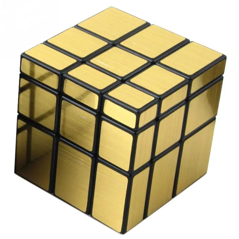 Новогодние подарки специальное зеркало Волшебные кубики с прохладным золотым серебряным цветом Professional Mirror Magic Cube игрушки-пазлы подарки