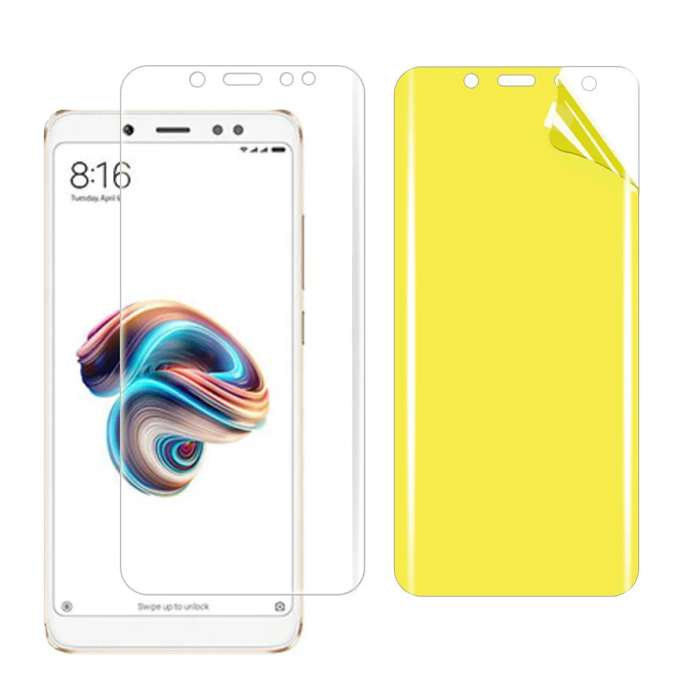 

Full Soft Protection Film For Xiaomi Redmi Note 5 5A 4 4X 6 7 Screen Protector On Redmi Note 4 7 5 6 Pro Hydrogel Film