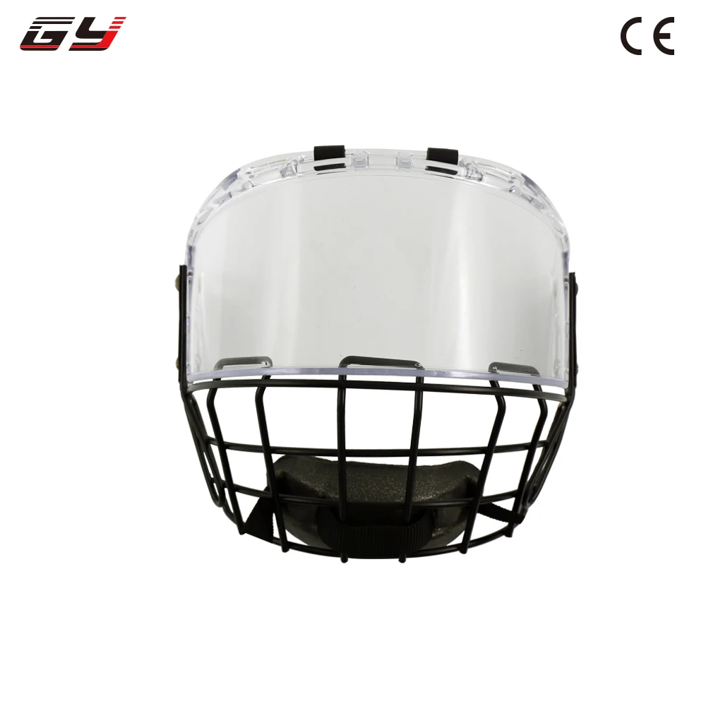GY ice hockey helmet mask Combo Anti-Fog Anti-Scratch visor face Shield cage CE Approval Protection gear fits kids women