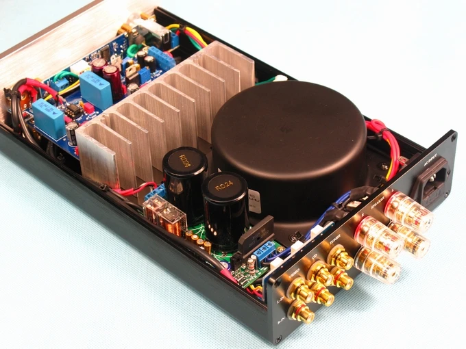 OPA2604 + LM3886 тепловесный HiFi усилитель мощности (три входных полосы защиты)|hifi power