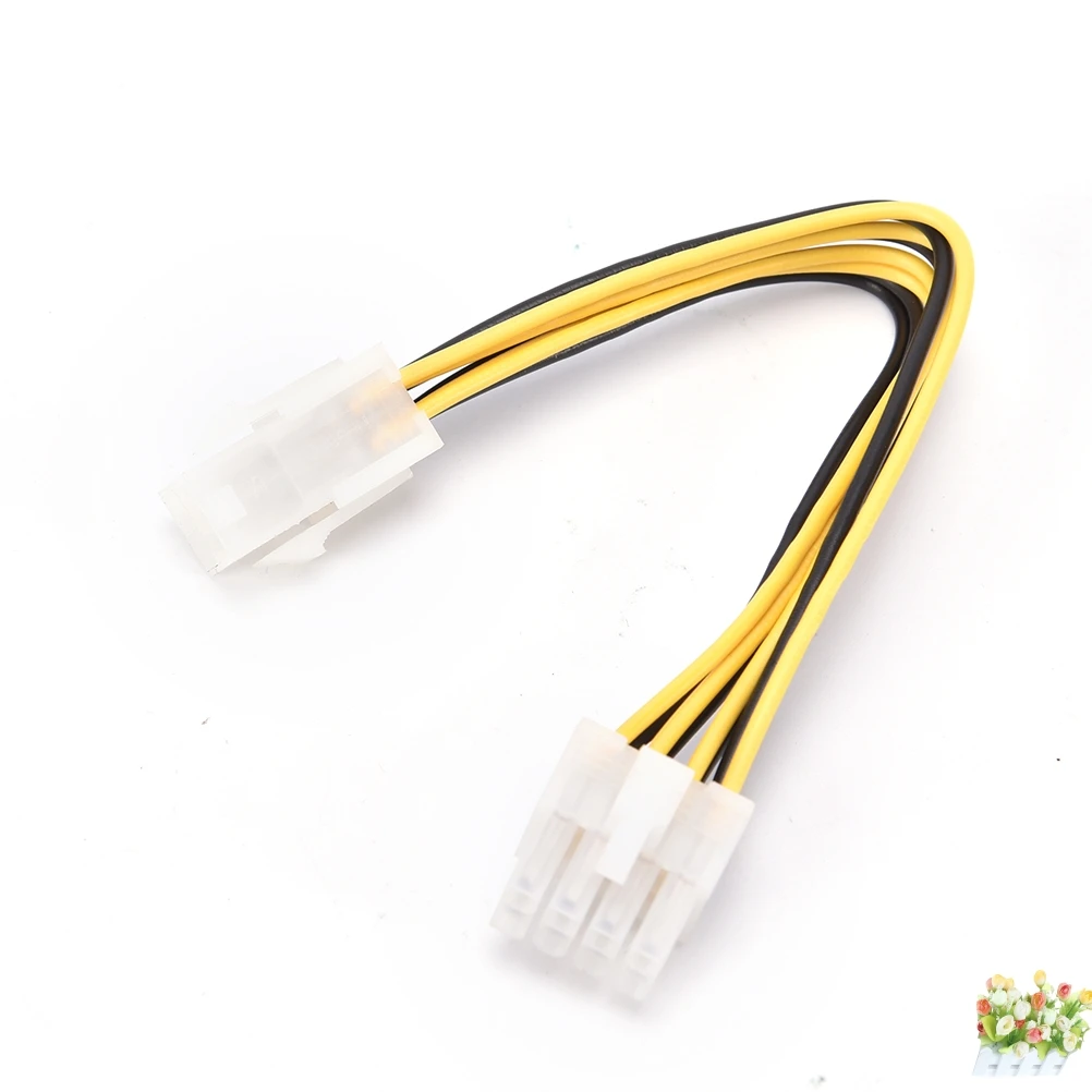1 шт. 12В ATX P4 в EPS 8pin 4 контактный штырьковый разъем для ЦП кабель питания свинцовый