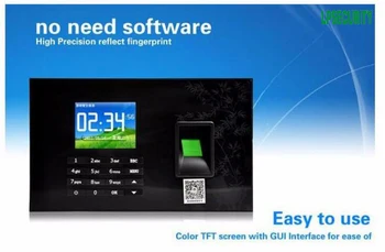 

A-C051 Biometric Fingerprint Time Clock Attendance ID Card TCP IP USB Employee Recorder support USB flash drive upload/download