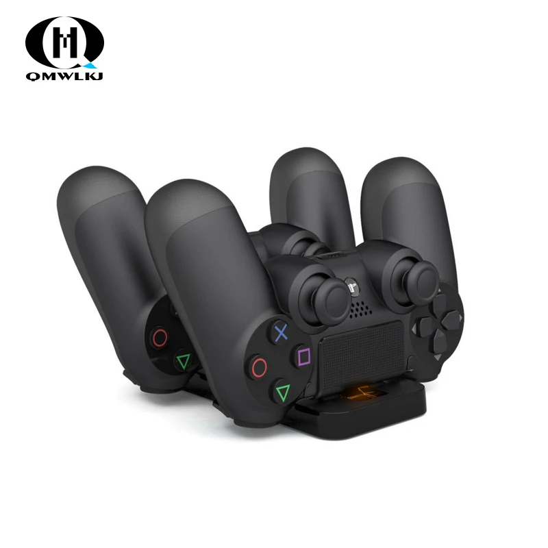 

USB Charging Dock Station Stand for Playstation 4 PS4 Dual Controllers Charger Charging Dock Stand Station For ps4 gamepad