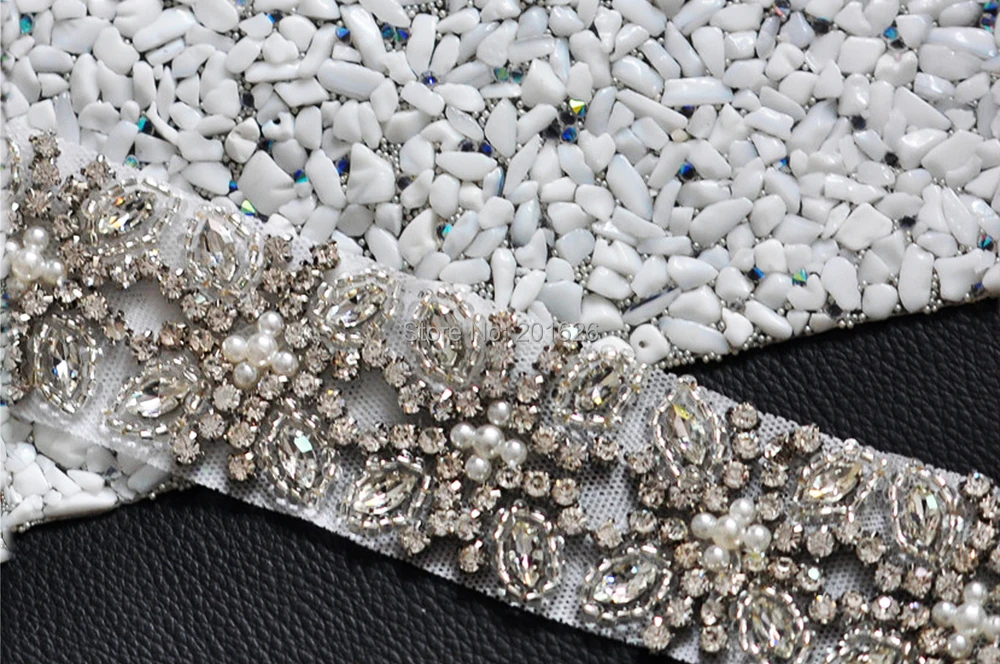 TOPQUEEN S187A DIY Формальные Свадебные бриллианты бисер Вечерние платья с аппликацией отделка Быстрая