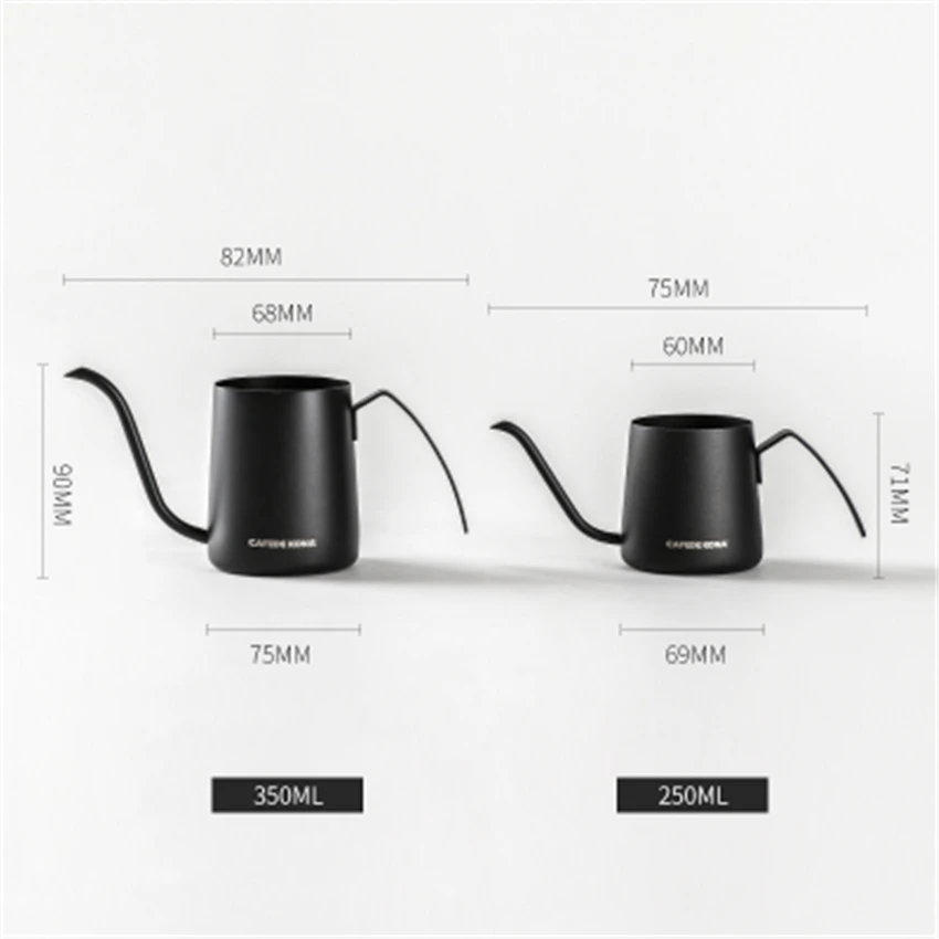 القهوة شنقا الأذن وعاء اليد اللكم صغير الفم وعاء الفولاذ الصلب Coffeeware مجموعة Teaset ماكينة صنع القهوة مستلزمات قهوة