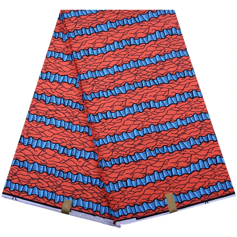 

High Quality Hollandais Real Dutch Wax Fabric 6 Yards African Wax Prints Fabric Wax Hollandais African Ankara Fabric 1494