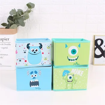

IVYYE 1PCS Sulley Mike Fashion Anime Storage Boxes Bins Cartoon Home Beauty Case Cosmetic Box Pouch Makeup Basket Girls NEW