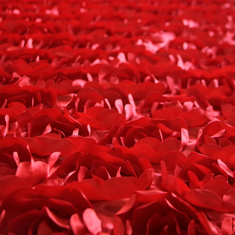 1.45mx5Yard(145 см* 450 см) 3D атласная роза из кружевной ткани вышитая одежда швейная ткань для юбки свадебный ковер занавес украшение