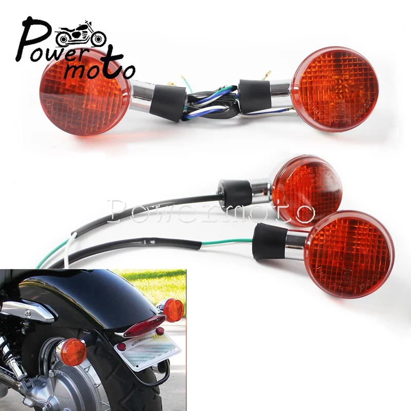 Smoke Turn Signal Lens Lenses Indicator Blinkers For Honda VT Shadow Ace Classic 500 700 750 1100