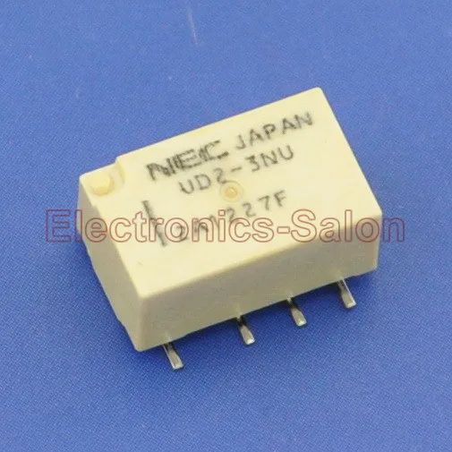 ( 100 pcs/lot ) UD2-3NU SMD Signal Relay DC 3V Ultra-miniature Flat DPDT/2 Form C | Электронные компоненты и