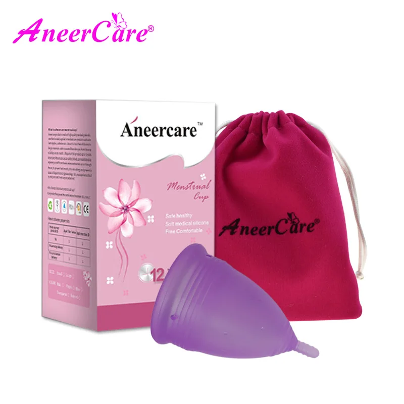 

Cup feminine hygiene products menstrual cup copa menstrual de silicona medica aneercare silica gel lady menstruation cup coletor