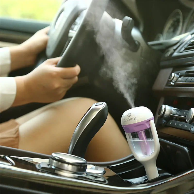 

Mini Car Air Humidifier Convenient Essential Oil Diffuser Outlet Aromatherapy Spray Machine Household Air Humidifier For car
